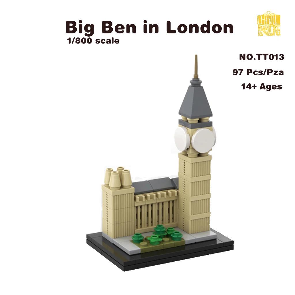 MOC TT013 Big Ben London 1/800 ü߰ , PDF ׸   긯,  DIY 峭,  ũ 